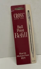 Genuine CROSS Rolling Ball Refill For Selectip Pen Blue Ink  8511 NIP