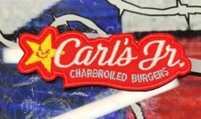 EMBROIDERED CARL'S JR. PATCH (Please Read Ad)