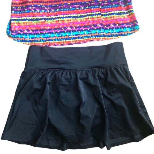 DreamShaper by Miraclesuit Olivia Tankini Swimsuit with Skirt Sz 10 Colorful NEW - Picture 3 of 9
