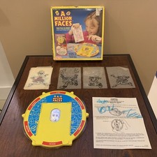 A Million Faces Face Tracing Nasta Move Dials Draw Drawing 90s Vintage