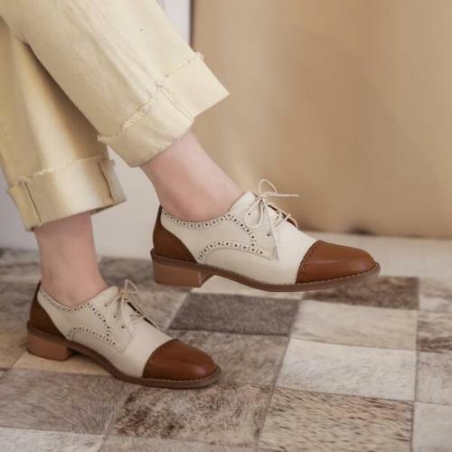 coloured brogues ladies