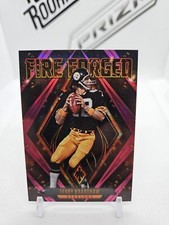 Terry Bradshaw 2022 Panini Phoenix Fire Forged Pink /175 SP #FF-5 Steelers QB