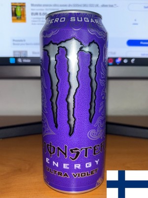 Monster energy ultra violet 500ml Full **READ THE DESCRIPTION**