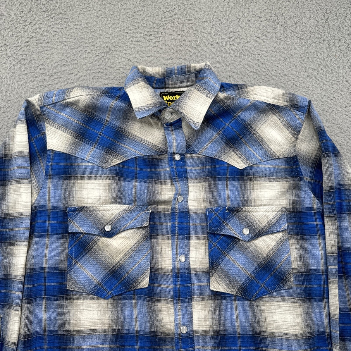 トップス Old US Dickies Pearl Snap Shirt Flannel Amazon.com: Dickies Mens' Short Sleeve Western Shirt, Black
