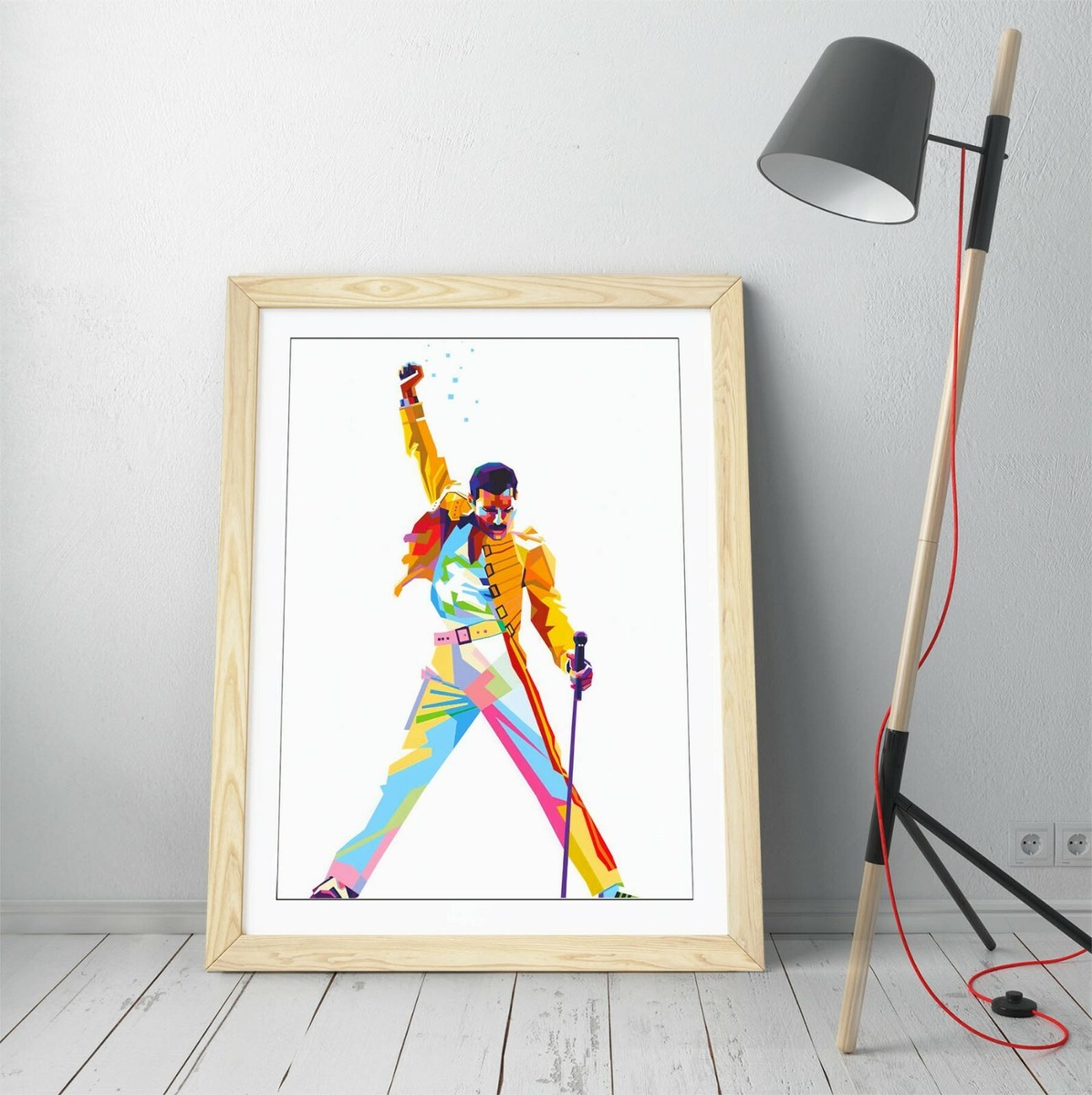 絵画 Fred mercury  97x130cm 絵画 Fred mercury 97x130cm Freddie Mercury Painting by Paula