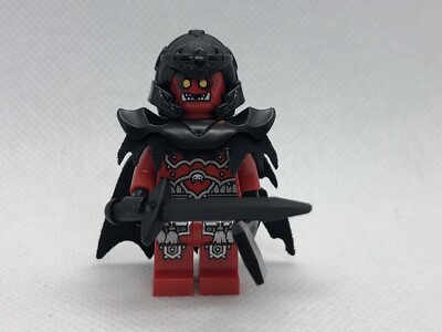 LEGO Red Troll Orc Demon Castle Minifigure Fig Bad Guy Warrior