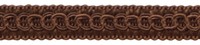 Scroll Gimp Zopf BordüRe, Farbe #D2 - Mokka Brown [Verkauft Von Dem Yard