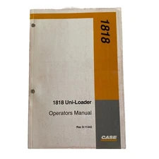 CASE 1818 Uni-Loader Operators Manual Rac 9-11442   With Centerfold           -2