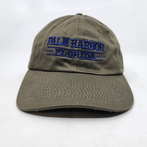 Palm Harbor Florida Strapback Baseball Hat Cap Adjustable Olive