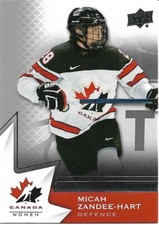 Micah Zandee-Hart #62 - 2020 Team Canada Juniors - Base