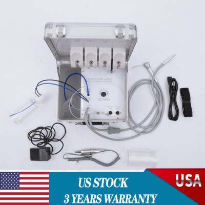  Portable Dental Mobile Delivery Unit Rolling Box Suction