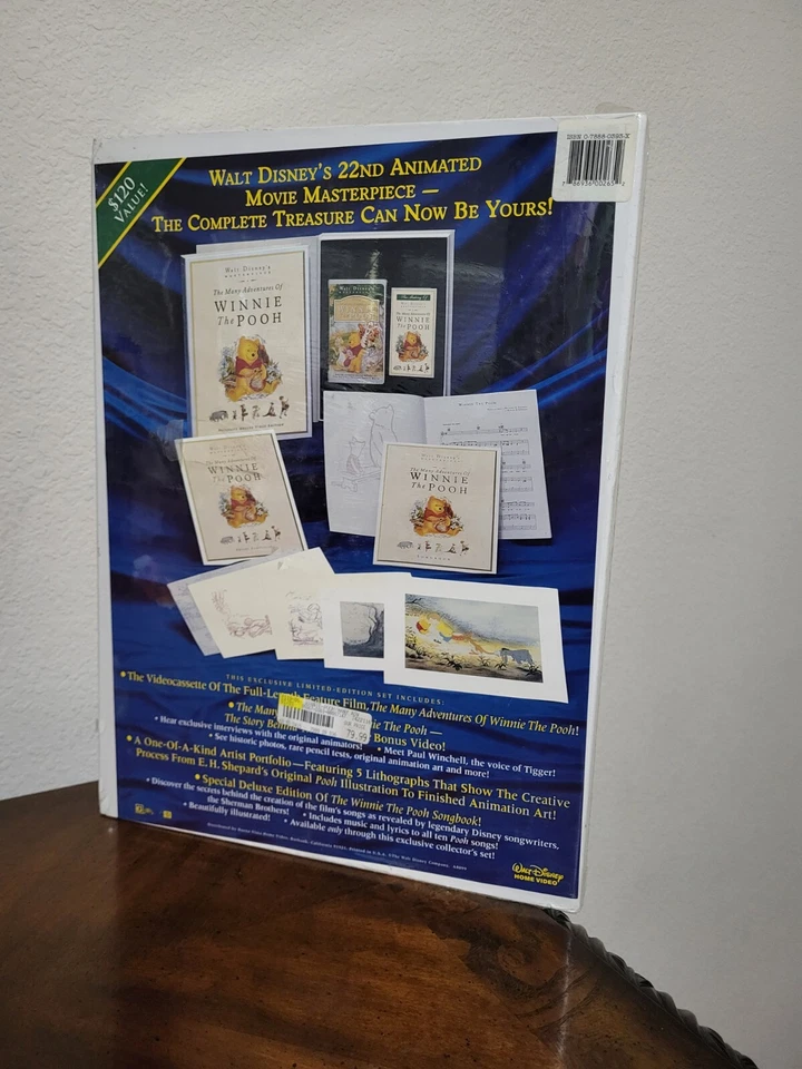 Many Adventures of Winnie the Pooh Exclusive Deluxe Video Edition Disney VHS NEW - Image 3 of 4