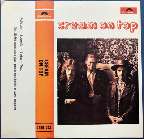 Cream CREAM ON TOP Cassette 3455 002 **SCARCE 1971 MAIL ORDER ONLY CASSETTE** EX - Picture 8 of 9