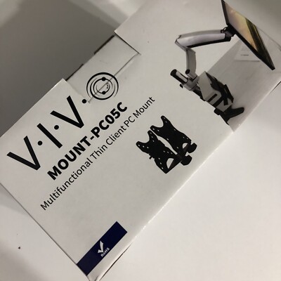 VIVO Adjustable Thin Client Mount Bracket Under Desk Mini PC Computer Holder