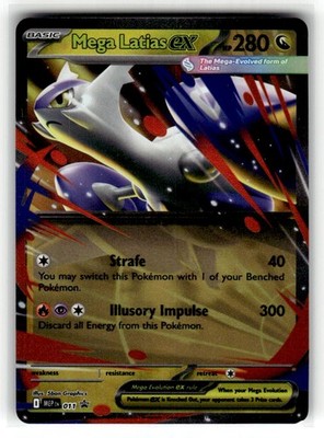Mega Latias ex - ME: Mega Evolution Promo Holo Promo 011 NM