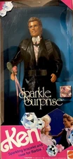 Sparkle Surprise Ken Doll Bracelet & Rose for Barbie Mattel #3149 NIB Doll