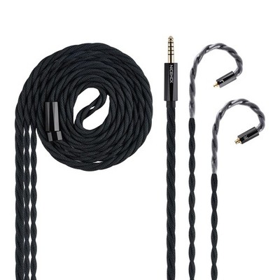 NICEHCK MeetEva IEM Cable Silver Plated Copper / OFC Earphone Upgrade 4.4mm MMCX