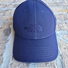 The North Face Mens Navy Blue Tonal Logo Adjustable 6-Panel Baseball Cap Hat