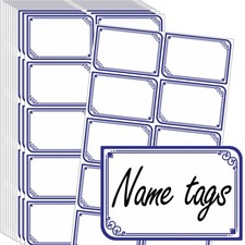Name Tag Stickers 2"x 3" Name Stickers 340 Pcs Adhesive Blank Nametags Name L...