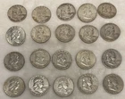 $10 1951-1963 Franklin Half-Dollars - 90% Silver 20-Coin Roll - Silver Bullion