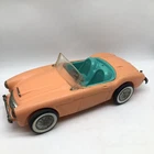Vintage 1962 Barbie Covertable Car Austin Healey Mattel- With Windshield 18”