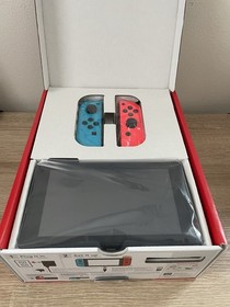 Nintendo Switch Console Neon Blue/Red Joy-Con 128GB Docks Case and Accessories