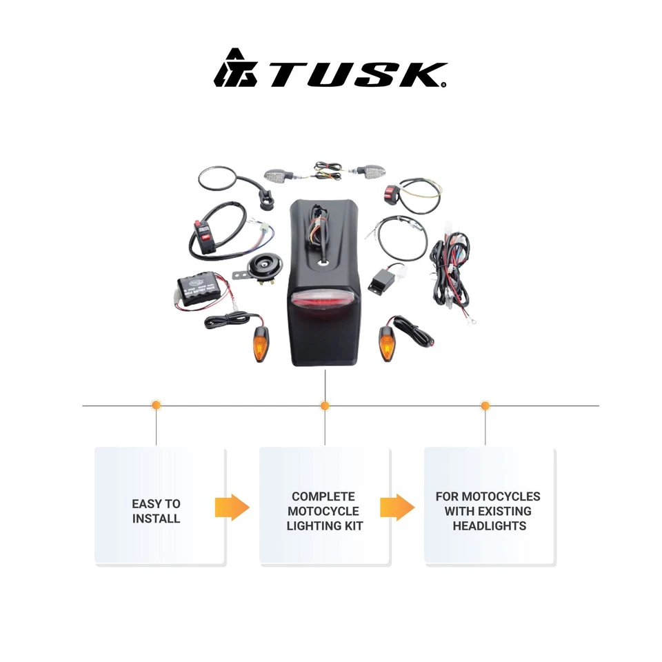 Tusk Motorcycle Enduro Lighting Kit For KTM 380 EXC 1998-2002 - Image 3 of 4