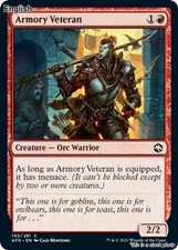 MTG Armory Veteran [AFR - 130] LP