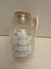Chamomile Bath Salt 4.2 Oz with Spoon