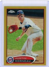 2012 Topps Chrome Gold Refractor #94 Justin Morneau No 20 of 50