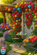 1000 Climbing Rose Seeds Mixed 9 Color - Non-GMO Perennial Vine Flower for G...