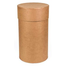 Zoro Select 7979 Open Head Transport Drum, Fiber, 24 Gal, Unlined, Brown, 7979