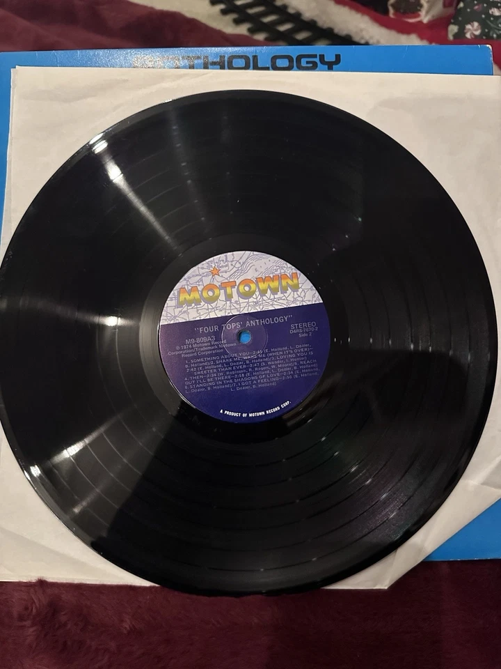 Four Tops "Anthology" 1974 3-LP Vinyl Set + Booklet Motown M9 809A3 (NM/EX) - Image 3 of 4