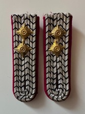 DDR Volkspolizei Officer Shoulder Boards –East German Police Epaulettes Cold War