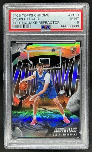 2025 Topps Chrome Cooper Flagg Refractors (PSA 9)