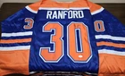 Bill Ranford Signed Edmonton Oilers Custom Jersey JSA Certified Autographed NHL