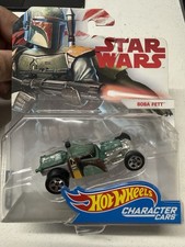 Disney STAR WARS The Last Jedi - BOBA FETT Character Car Hot Wheels Mattel 2017