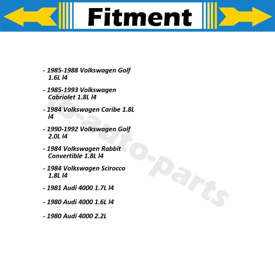 Front Rear Brake Hose Dorman 4PCS For Audi 4000 1.7L 1981 - Image 3 of 4