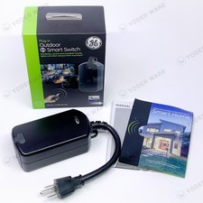 GE Enbrighten Plug-in Z-Wave Plus 14284-2 Outdoor Smart Switch  Model ZW4201