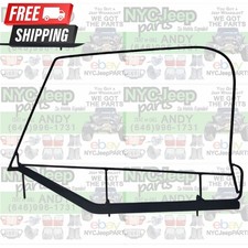 Driver Left Upper Door Frame For 97-06 Jeep Wrangler Tj Half Door Window Frame