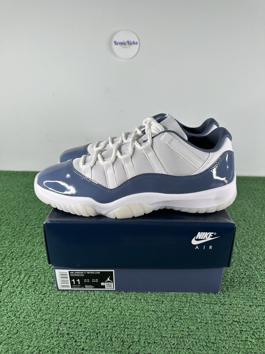 Size 11 - Jordan 11 Retro Low Diffused Blue White Midnight Navy