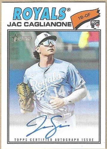 Jac Caglianone TITANS OF THE GAME 2026 Topps Series 1 #TOG-12 