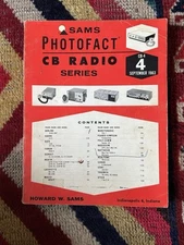 Sams Photofact CB Radio Series Instruction Manuals (You choose CB-4 to CB-78