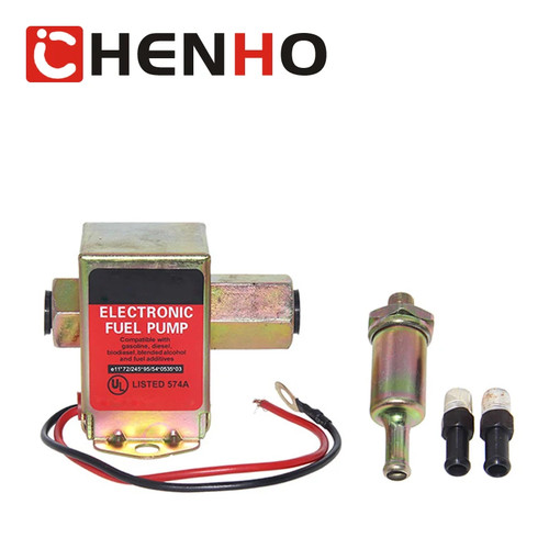 Universal 12V/24V mit rotem Label elektronische Inline Kraftstoffpumpe kompatibel 40106 - Bild 1 von 21