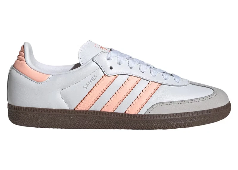 Adidas Samba OG White Clear Orange Gum W for sale | eBay