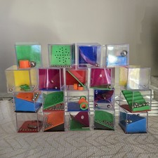 Toy Puzzle Brain Teaser Cubes Party Favors for Kids Adults 19 Pack Toy Set