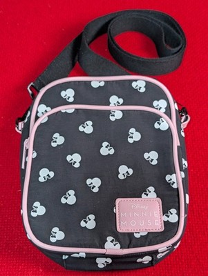 Disney Minnie Mouse Crossbody Purse Bag Bioworld Brand  8'' x 6'' 23'' Drop