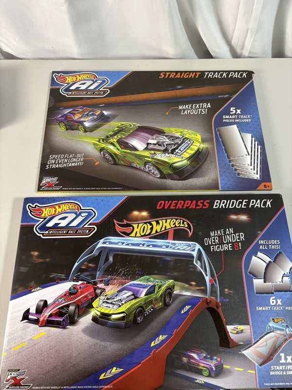 Hot Wheels AI Overpass Expansion Pack And Straight Track Pack NEW NIB Race