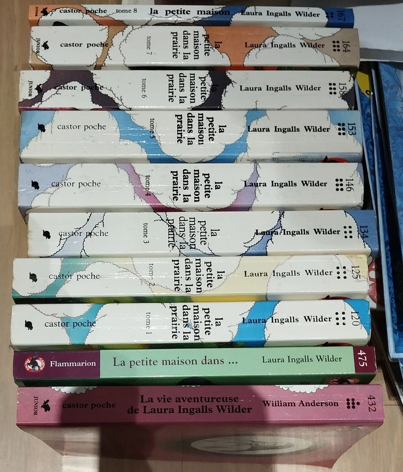 Lot 10 Livres  Intégrale La Petite Maison Dans La Prairie Laura Ingalls Wilder  - Photo 2/3