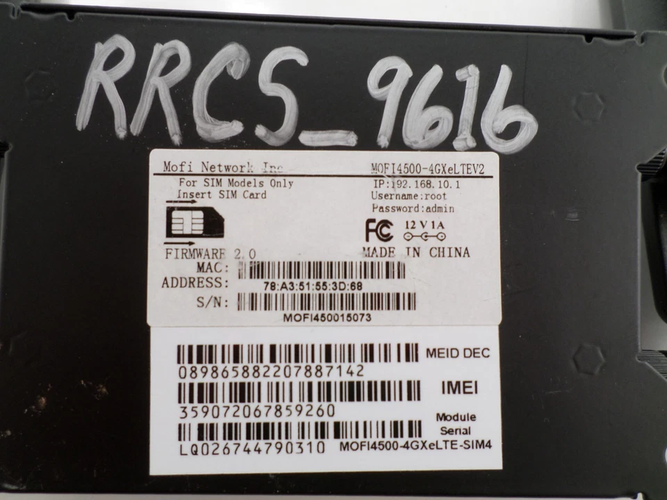 Mofi Network MOFI4500-4GXeLTE V3 4G/LTE 2.4/5GHz Extended Range Router - Image 3 of 4